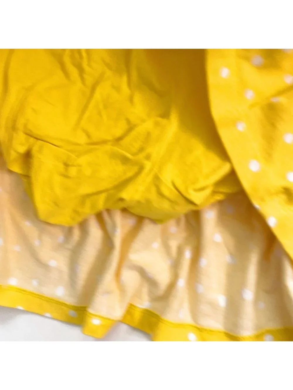 Hanna Andersson Yellow Ruffle Skort, Size 12